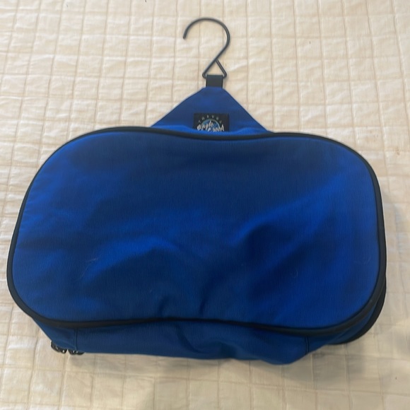 Eagle Creek travel gear cosmetic toiletry bag mesh nylon hanging organizer blue - Picture 1 of 7